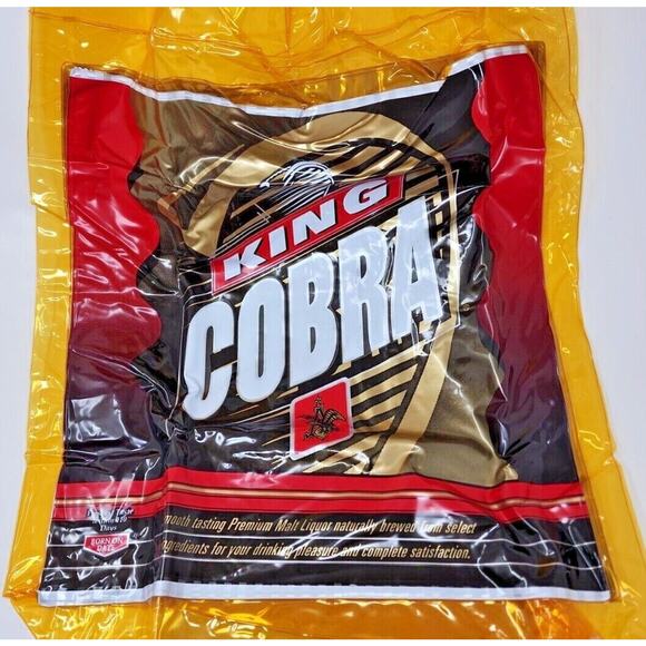 1990's Anheuser AB King Cobra Inflatable Beer Bottle Store Display U136 - Picture 2 of 8